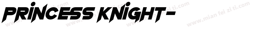 Princess Knight字体转换